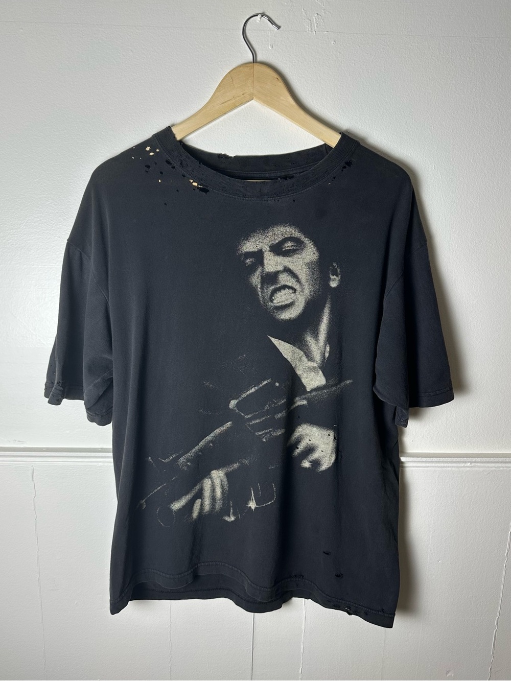 Vintage Tony Montana Gunner Tee